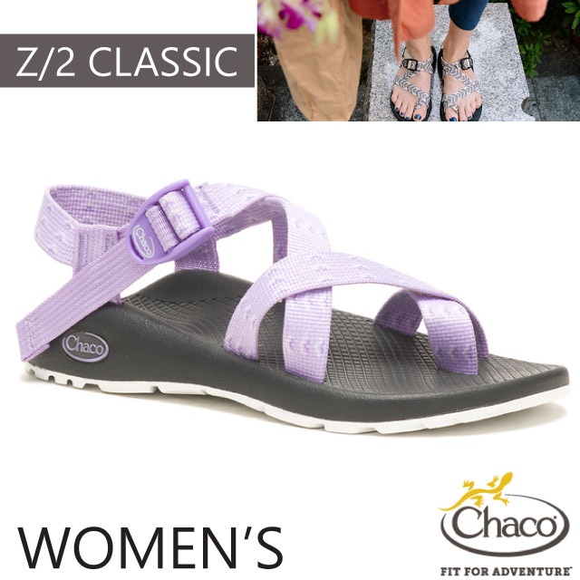 【美國 Chaco】贈置鞋袋!女 Z/2 CLASSIC 越野運動涼鞋(夾腳款)/CH-ZCW02-HJ11 魅眼紫玫瑰✿30E010